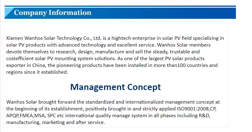 company infor