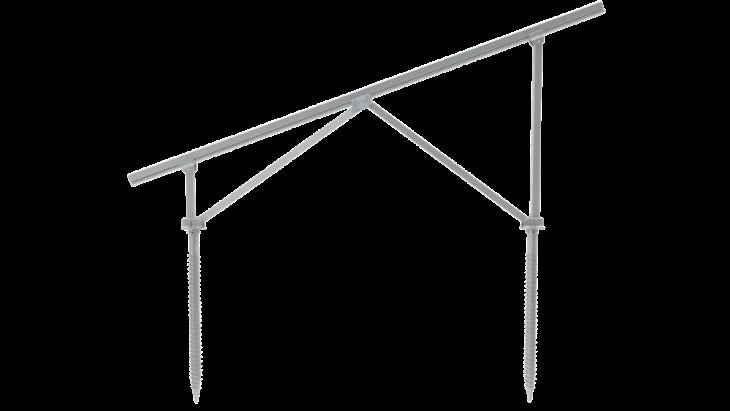 Aluminium Solar Mounting W Structure And Solar Panel Bracket