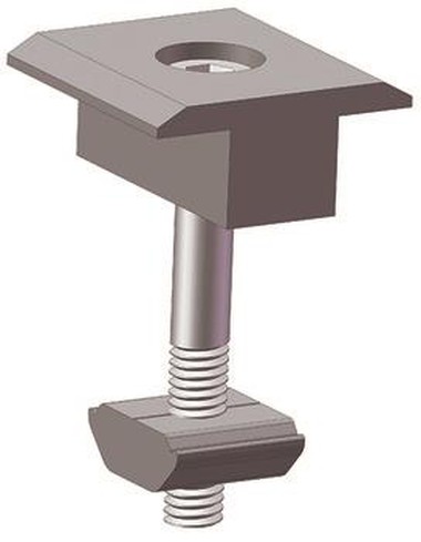 Gala skavas vidējā skava saules bateriju montāžai