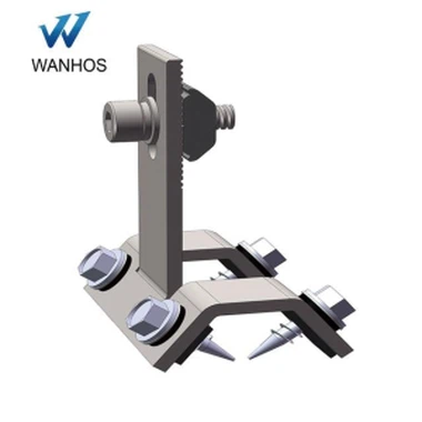 Nerūsējošā tērauda āķis saules metāla jumta sistēmai