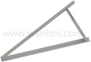 Plakanā jumta saliekamā trīsstūra saules kronšteins