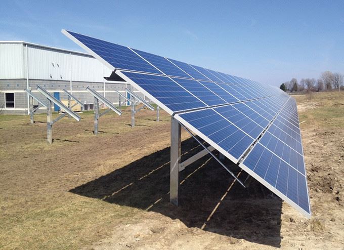 Solar Panel Mounting Pile Steel Support