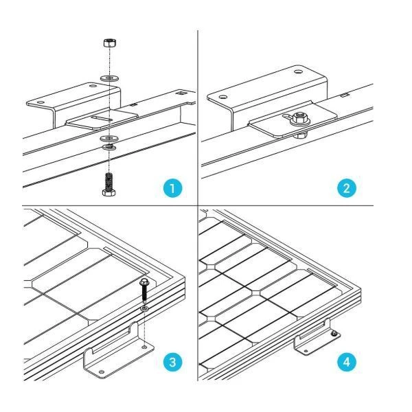 Durable Aluminum Z Bracket Installation